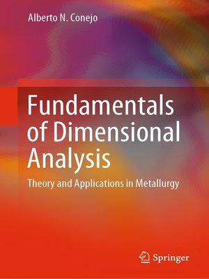 cover image of Fundamentals of Dimensional Analysis